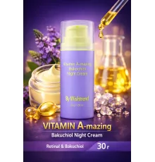 By Wishtrend Нічний крем з бакучіолом і ретиналем Vitamin A-mazing Bakuchiol Night Cream 10мл